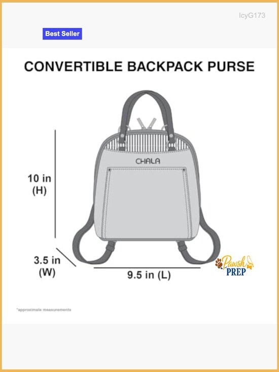 Convertible Faux Leather Backpack Purse - Adjustable Strap main image 7
